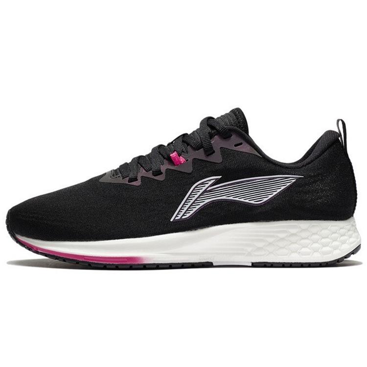 New LiNing Red Hare 4 Cushioning Anti Slip And Wear Resistant Rebound Low Top Running Shoes Women's Black ARMS006-2