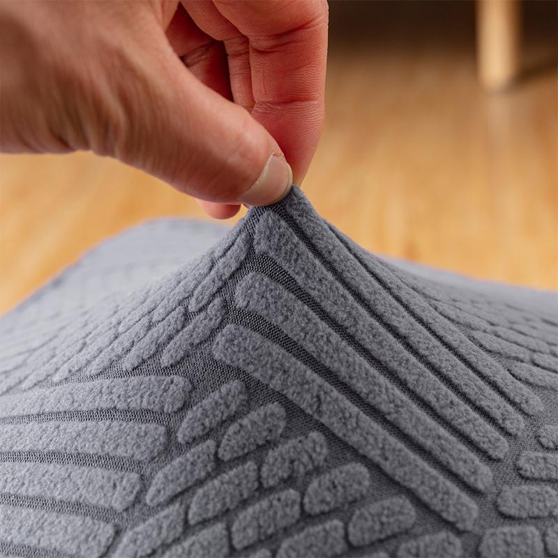 Square Stool Cover Elastic All-inclusive Ottoman Cover Dust-proof Washable Low Stool Sofa Pedal Cover Furniture Protective Cover