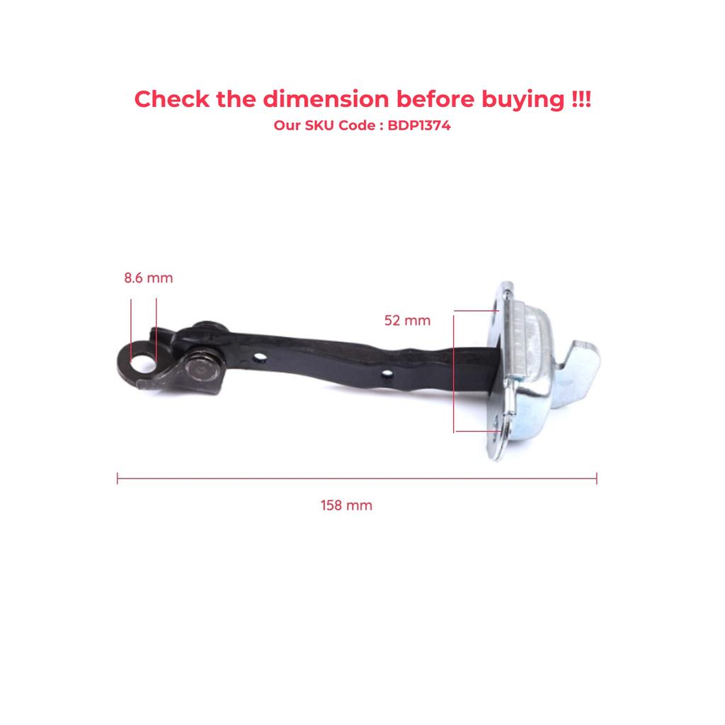 BDP1374 Front Door Stop Check Assy Limiter Strap for Toyota RAV4 MK4 XA40 A4 2012-2019 6861042051
