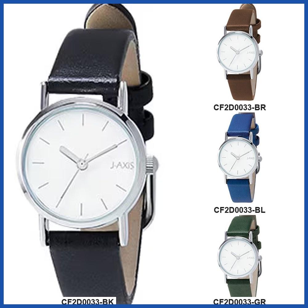 J-AXIS CF2D0033 Unisex Wrist Watch CF2D0033-BK CF2D0033-BR CF2D0033-BL CF2D0033-GR Gift Casual Business Sports Student