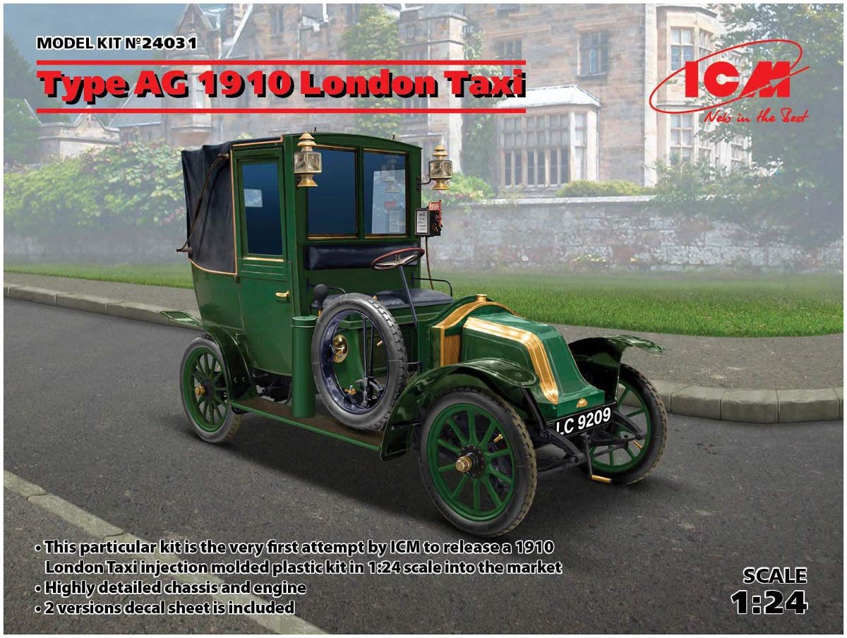 

ICM Renault Type AG 1910 London Taxi Plastic Model 24031 1/24