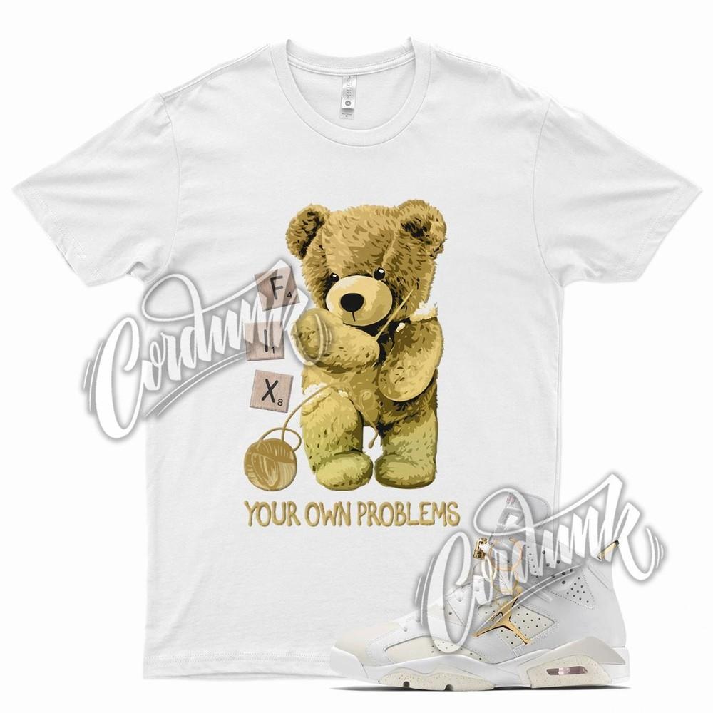 White FIX Shirt for J1 6 WMNS Gold Hoops DMP Metallic Defining Moments Unisex T-Shirt S