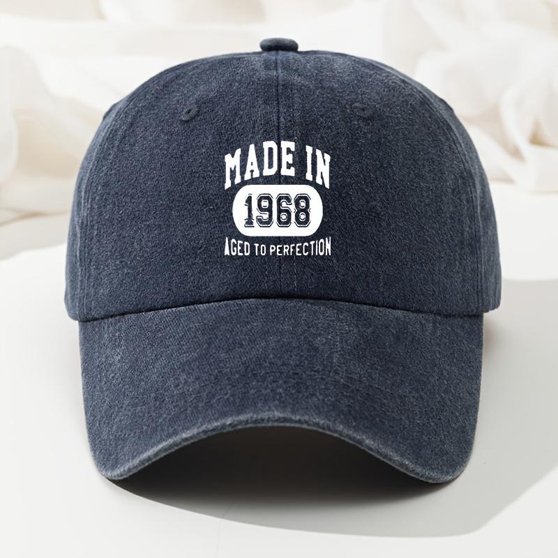 Retro Washed Baseball Cap Curved Brim Hip Hop Hat Dad Truck Fishing Hat Adjustable Casual Curved Brim Peaked Cap