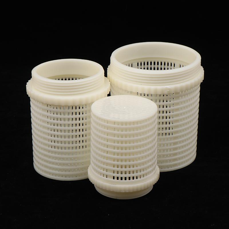 ABS White Female/Male Filter Cup Water Pump Protect Hose Mesh Filter Garden Irrigation Fittings Aquarium Fish Tank Filter Cup