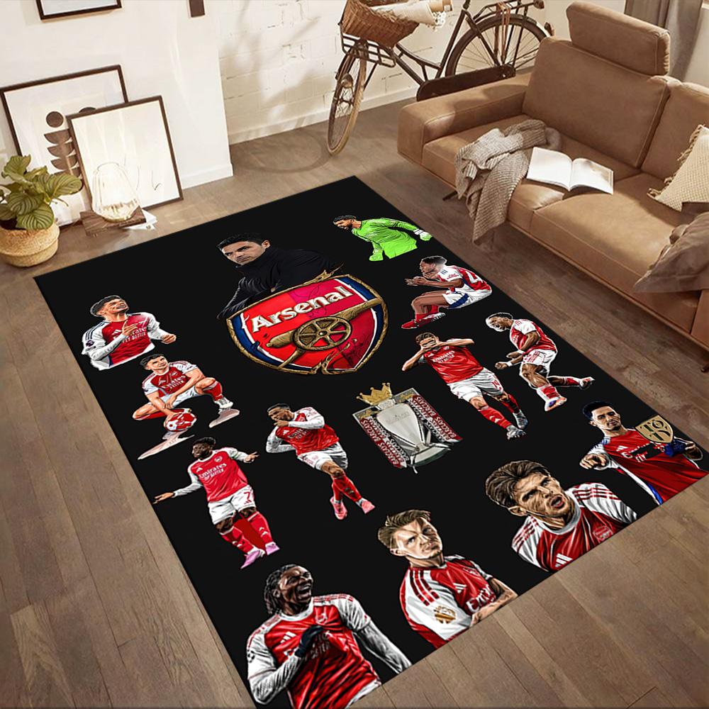 Arsenal Floor Rug Office Rug Design for Playrooms Bedrooms Foyer Decorate room Antislip Carpet Office home decor Perfect Gift for Friends & Family