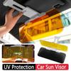 2 In 1 Car Sun Visor Polarized Sunshade Plate Clear Anti-Dazzle Car Day-night Mirror Adjustable Windshield Car Accessorie