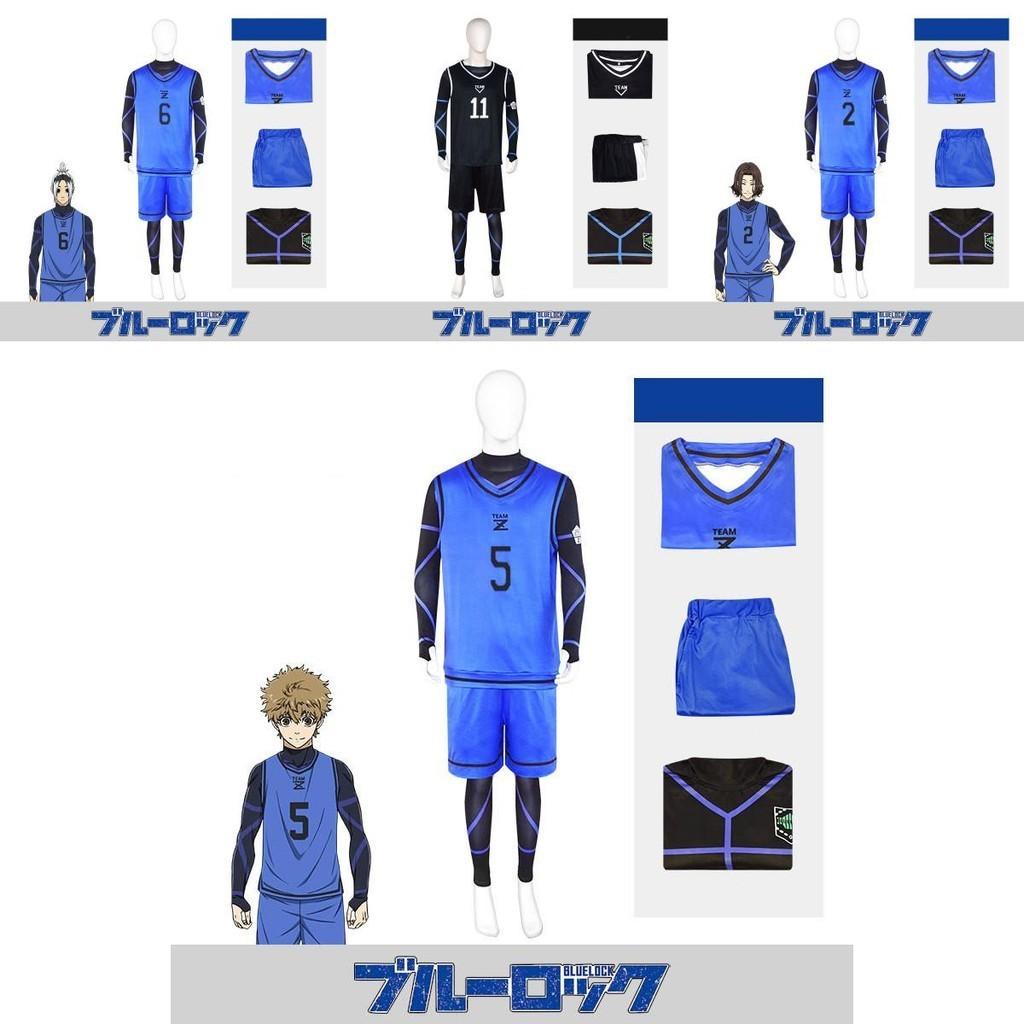 Blue Lock Cosplay Isagi Yoichi Rensuke Nr 1 Tröjset För Animefans