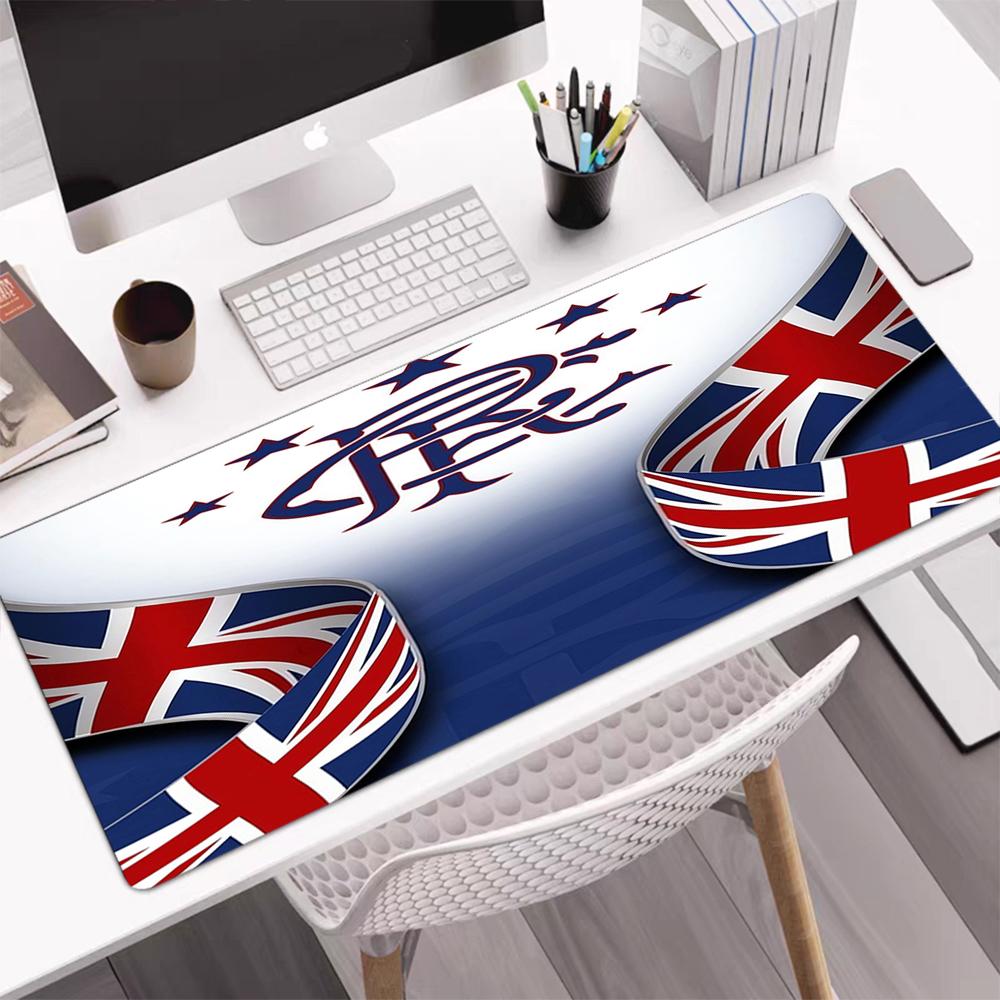 Rangers F.C Thema Mauspads, Rutschfeste Gummiunterlage, Multifunktionale Büro- & Heimdekoration, Perfekt für die Personalisierung des Arbeitsplatzes.