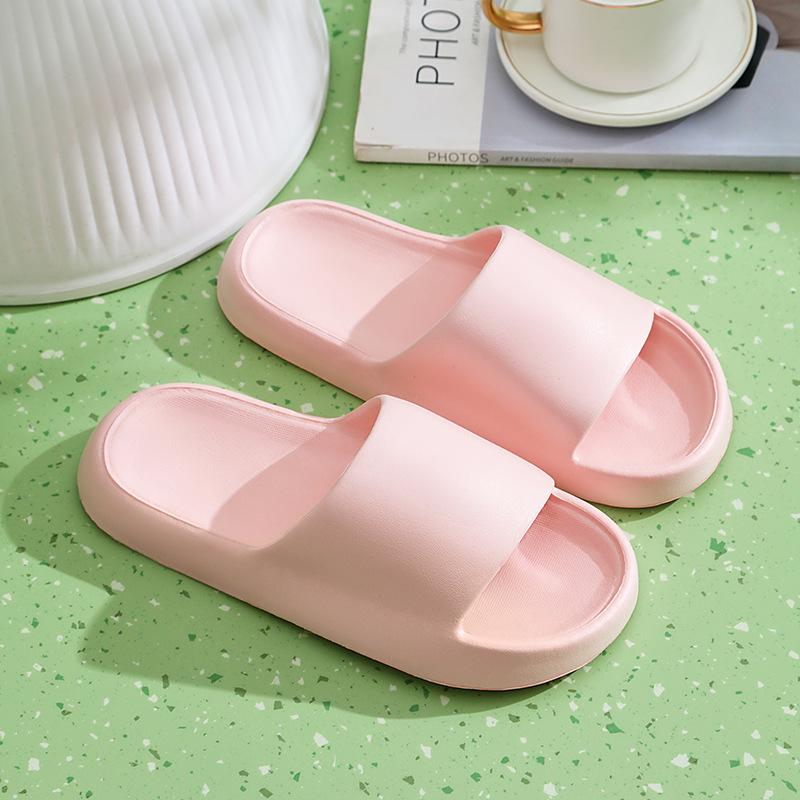 2024 Men's Non-slip Thick-soled Bathroom Slippers - Comfortable EVA Sandals for Couples