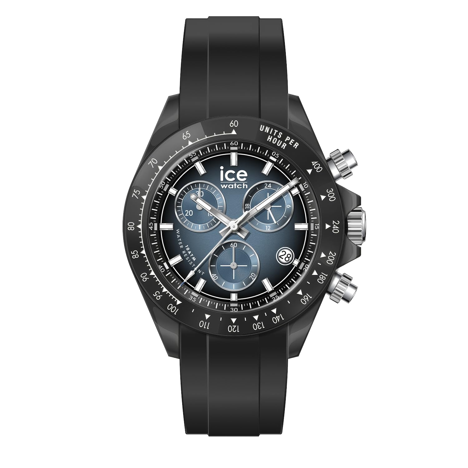 Watch Black Ocean Blue 41mm Chronograph 025628 [Ice-watch] Ice-watch Men s [BEWATCH] синий