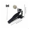 Bass Drum Pedal with Felt Beater Single Textured for Drummers, Rehearsals, Live