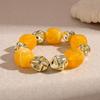 Acrylic Irregular Square Round Beaded Bracelets for Women Multicolor Bohemia Geometric Handmade Bangles Couple Jewelry Travel C