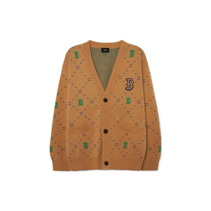 New MLB Knitwear Unisex Sand Yellow 3AKCM0431-43SAS