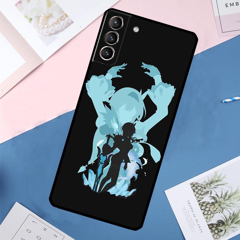 Genshin Impact Game Case For Samsung Galaxy S25 Ultra S21 S22 S24 S23 Ultra S9 S10 Plus S21 FE S25 FE Back Cover