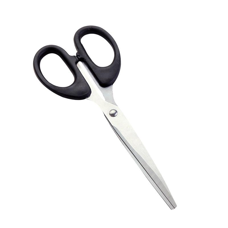 Stainless Steel Black Office Scissors - Versatile Craft and Household Use, Available In Small, Medium, and Large Sizes