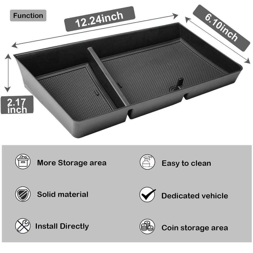 Center Console Dashboard Storage Organizer For 2025 2025 Chevrolet Chevy Trax Dash Board Behind Screen Storage Tray Accessories