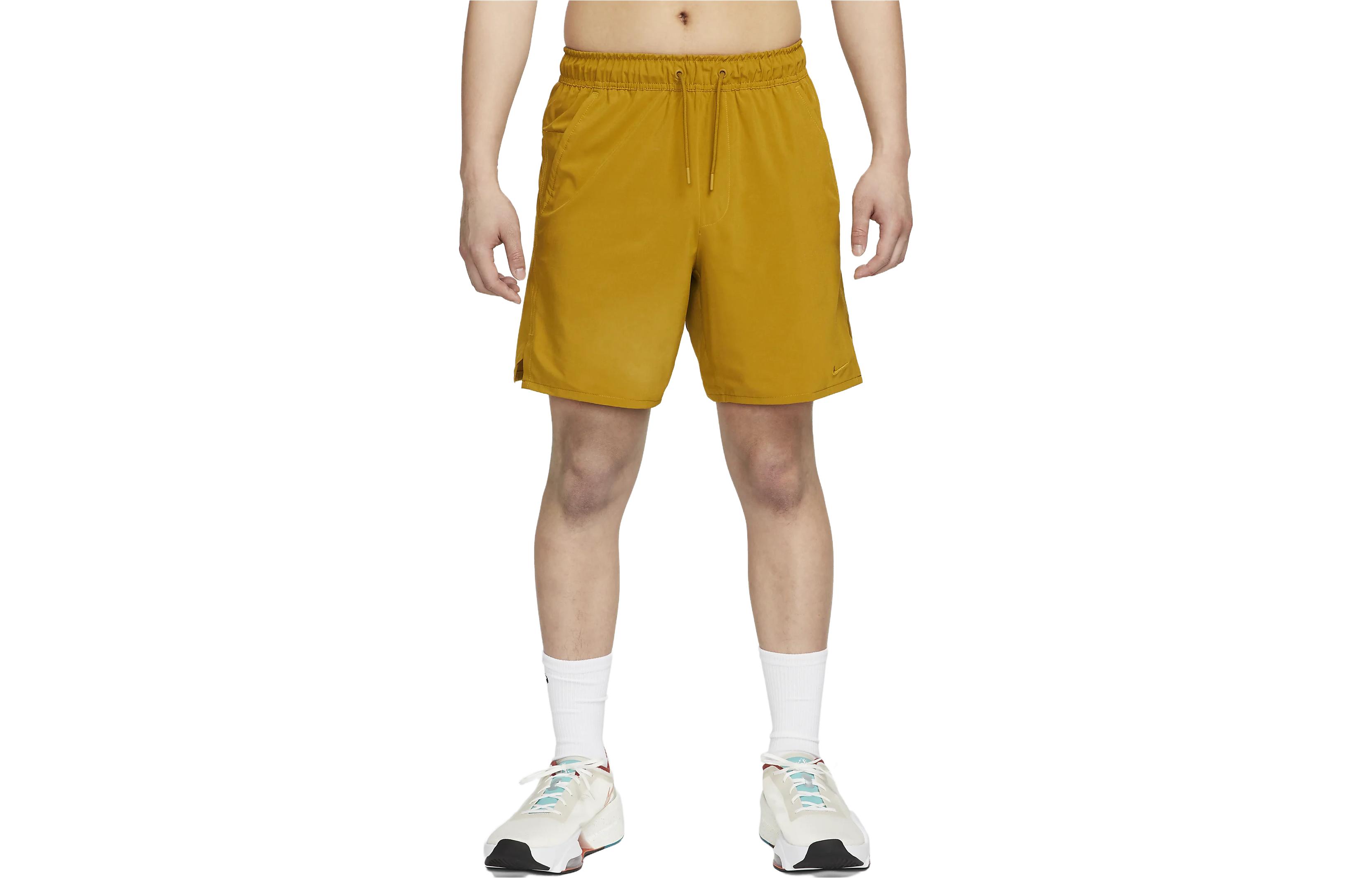 Nike Dri FIT Unlimited Casual Shorts Men s Yellow DV9341-716 M