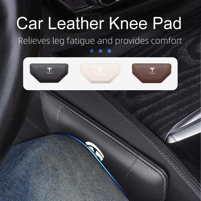 Car Valve Knee Leg Protective Pad Foot Armrest Cushion Accessories For Tesla Model 3 Y S X 2021 Roadster Cybertruck Juguete