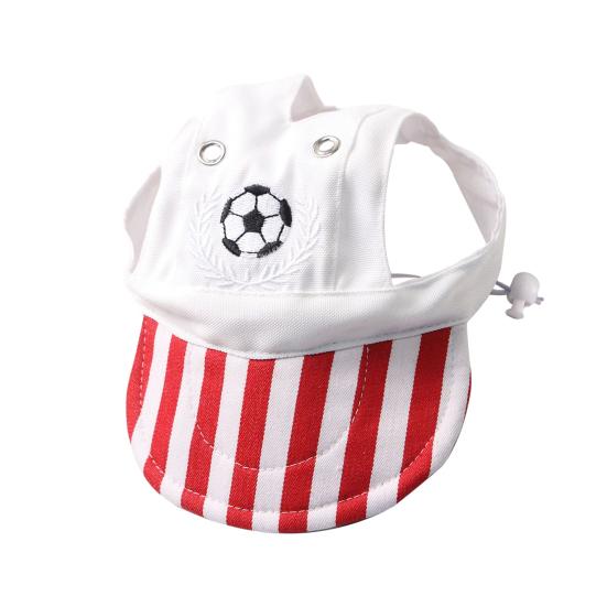 Pet Baseball Cap Football Embroidery Cat Hat Breathable Dog Baseball Cap S