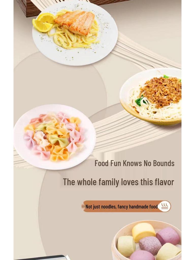 Multifunctional Hand-Crank Desktop Noodle & Dumpling Dough Press