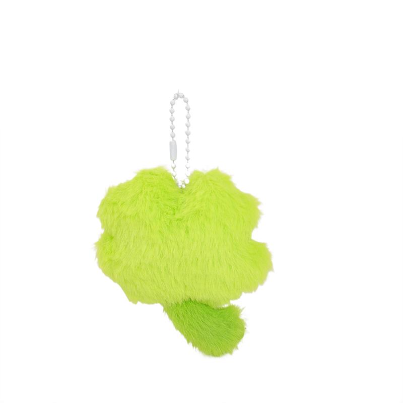 Fashion Plush Lucky Grass Keychain Cartoon Four Leaf Clover Keychain Pendant Exquisite Backpack Decoration Accessories Gifts