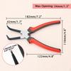 LEONTOOL Long Bent Snap Ring Circlip Removal Bent Long Long Long Curved Spring Tool for Cylinder Brake Front Snap Ring Specialized Tool Pliers, C-Ring