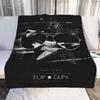 Fighter Aircraft Top Gun Patterns Blanket Fashion Flannel Blanket Cosy Lazy Couch Cover Blanket Super Soft Sheet Mattresses