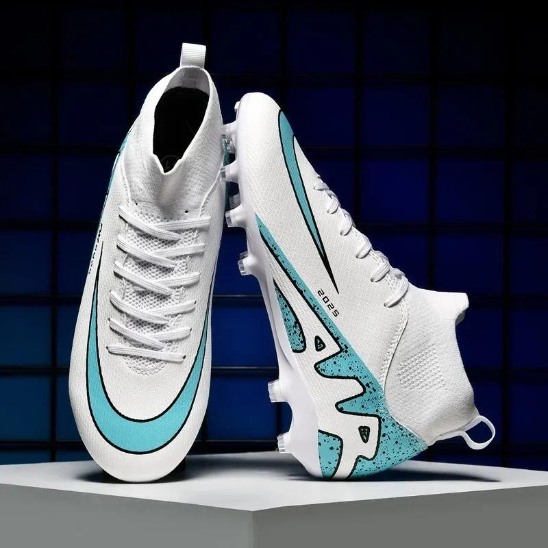 Fashion Pink Soccer Shoes Men Professional Lightweight Sock Men's Football Shoe Outdoor Non-slip Original Football Boot Sneakers