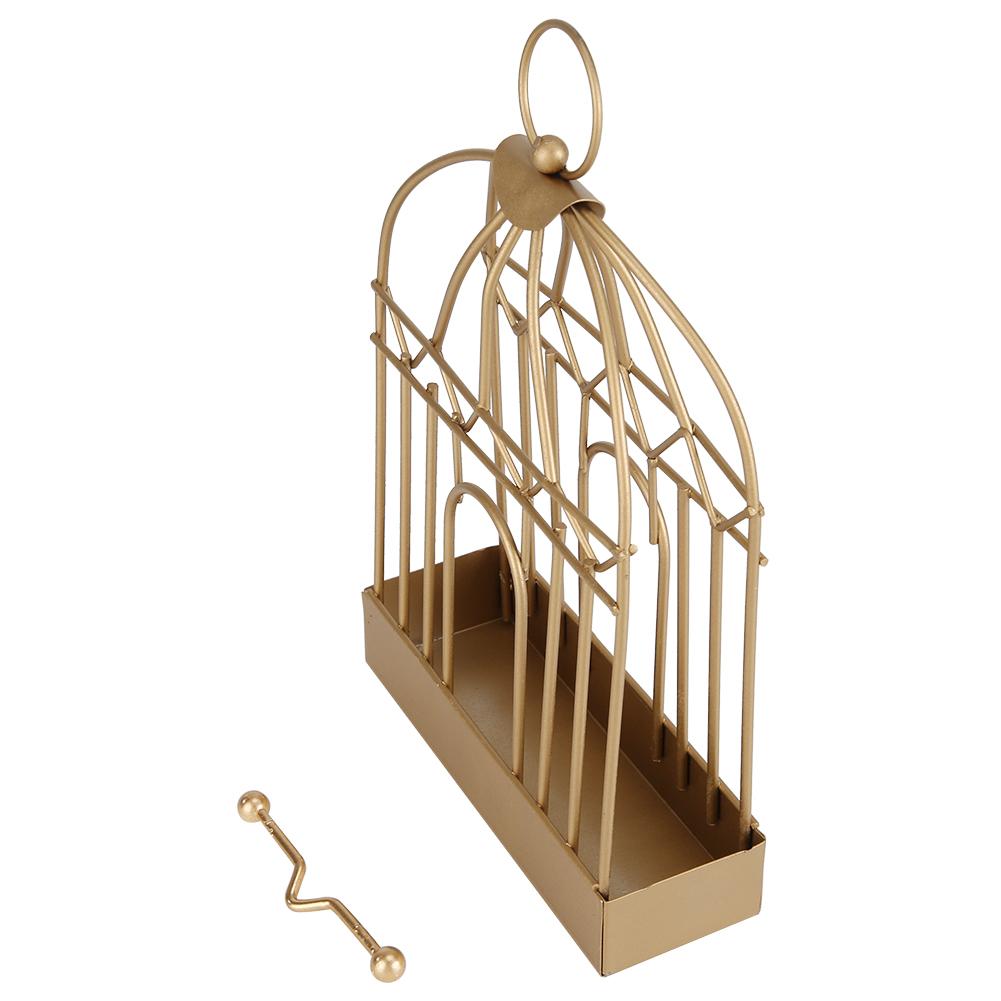 Haushalt Eisen Metall Gold Mückenschutz Weihrauch Rack Käfig geformt Halter Ständer