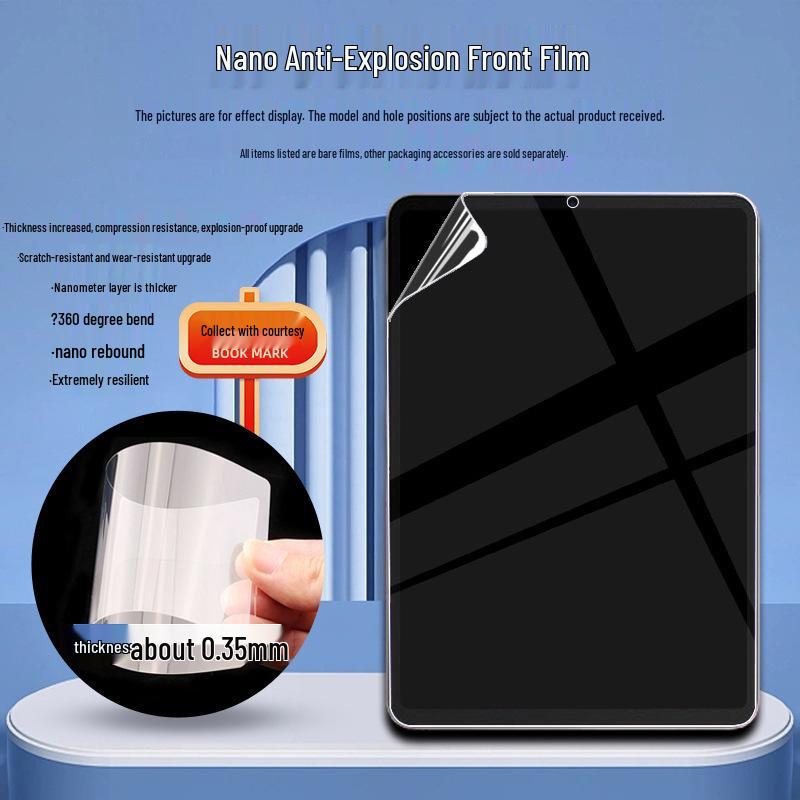 Paper-like PET Film for Writing & Drawing: Full Coverage for Vivo Pad6 Pro/5E and iQOO Pad5 Pro