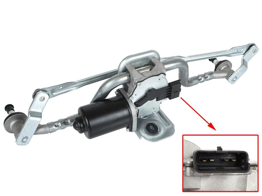 Peugeot Expert 2007 - wiper mechanism + MOTOR