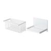Yamazaki Jitsugyo Magnetic Bathroom Basket White Approx. W31XD17XH15cm Tower Bathroom Storage Rack 5542 + Yamazaki Jitsugyo Magnet
