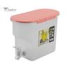 Wedding Beverage Server 3.5L Cold Kettle Dispenser with Faucet BPA-Free High Temperature Square Pitcher for Refrigerator Resistance Iced Tea
