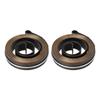 2 Pcs Drill Press Spring Chromed Steel Universal Quill Feed Return Coil Spring for Drilling Milling Machine