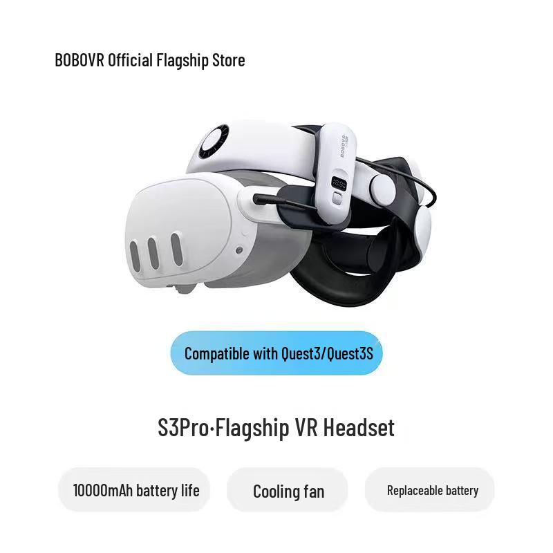 BOBOVR S3PRO Head Strap for Oculus Quest 3/3S Accessories