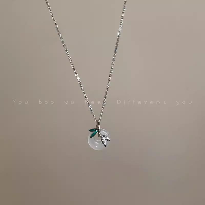 New Chinese Zen Ethnic Style Butterfly Necklace Women'S High Sense Retro Collarbone Chain Sweater Chain Accessories