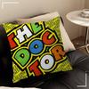 V-Valentino Moto Gp R-Rossi 46   Pillowcase toon Gift Cushion Cover Bedroom Home Sofa Chair Seat Decor pillow case