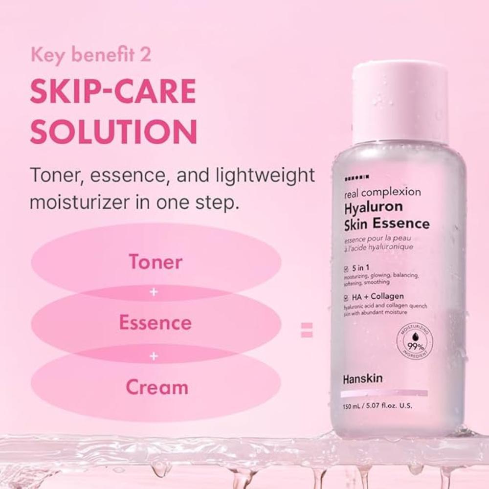 [Hanskin] Hyaluron Skin Essence 520ml + 100ml x 2 (720ml / 24.34 fl. oz)