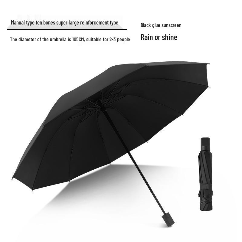 Stabiler winddichter automatischer Faltregenschirm für Männer und Frauen – Großer Sonnenschutz für jedes Wetter, anpassbar für Werbung