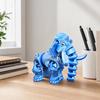 3D-gedruckte Mammutfigur, Elefanten-Ornament mit beweglichen Gelenken, Tier-Fidget-Spielzeug zur Stressbewältigung für Kinder, Dekoration für Zuhause und Büro