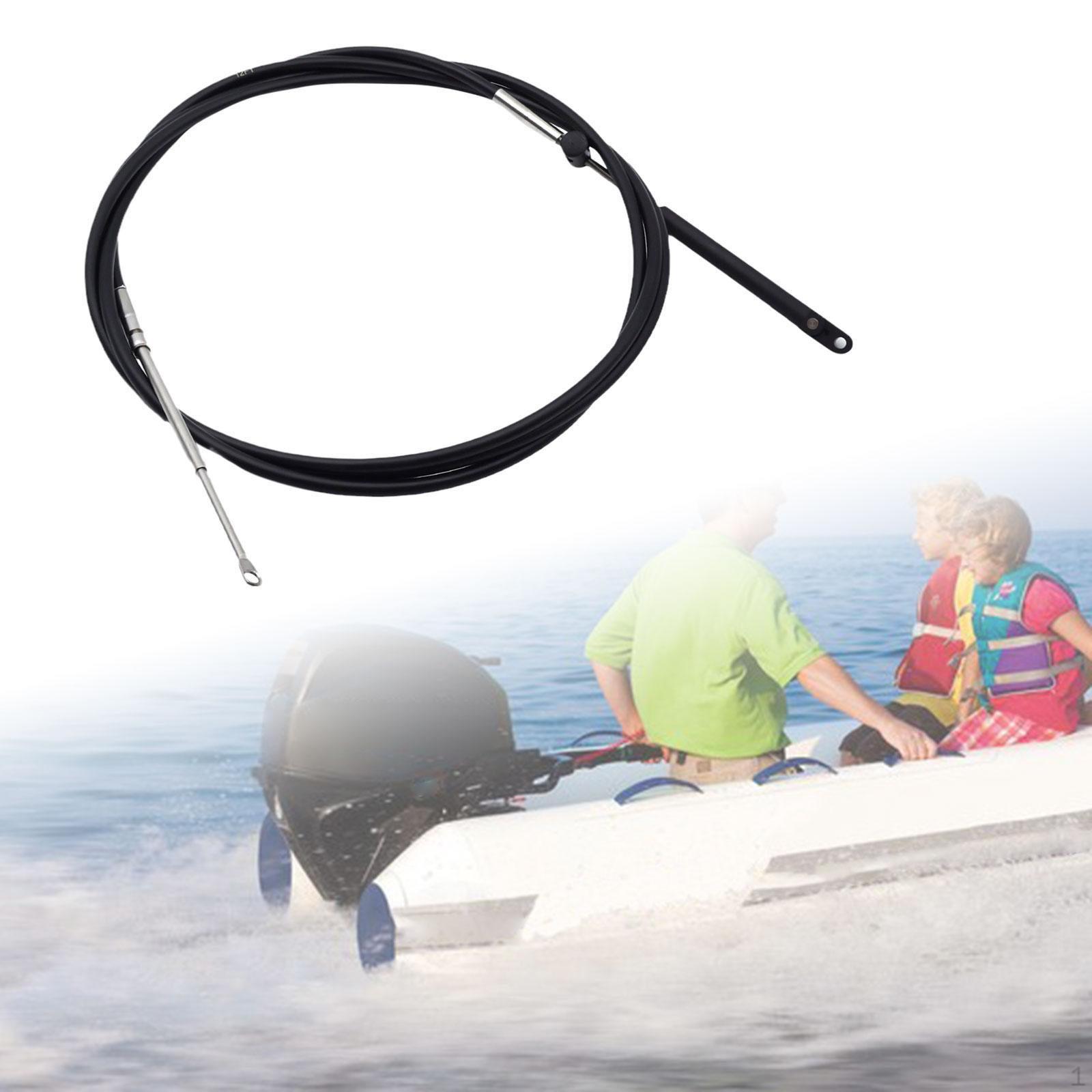 

Трос дроссельной заслонки подвесного мотора Трос переключения передач на лодке, высокая производительность, простота установки, аксессуар 2.4m