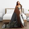 Hiromi Higuruma Jujutsu Kaisen Warm Blanket Child Plush Bedding Throws Street Trend Bedroom Flannel Bedspread Sofa Bed Cover
