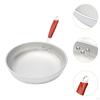 Aluminum Deep Frying Pan with Heat Resistant Handle for Cooking