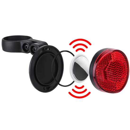 Bicycle Tail Light for AirTag Anti-Theft Lightweight Waterproof Super Bright Road Mountain Bike Lamp Night Riding Warming LED Lamp