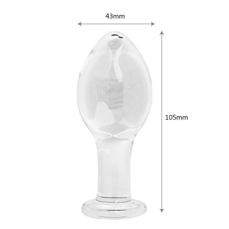 Glass Butt Plug Massage Product