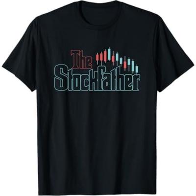 The Stockfather _ Stock Market Trader _ Investing Investor T-Shirt VCD1 Mens Womens Tank Top Sweatshirt Hoodie Black