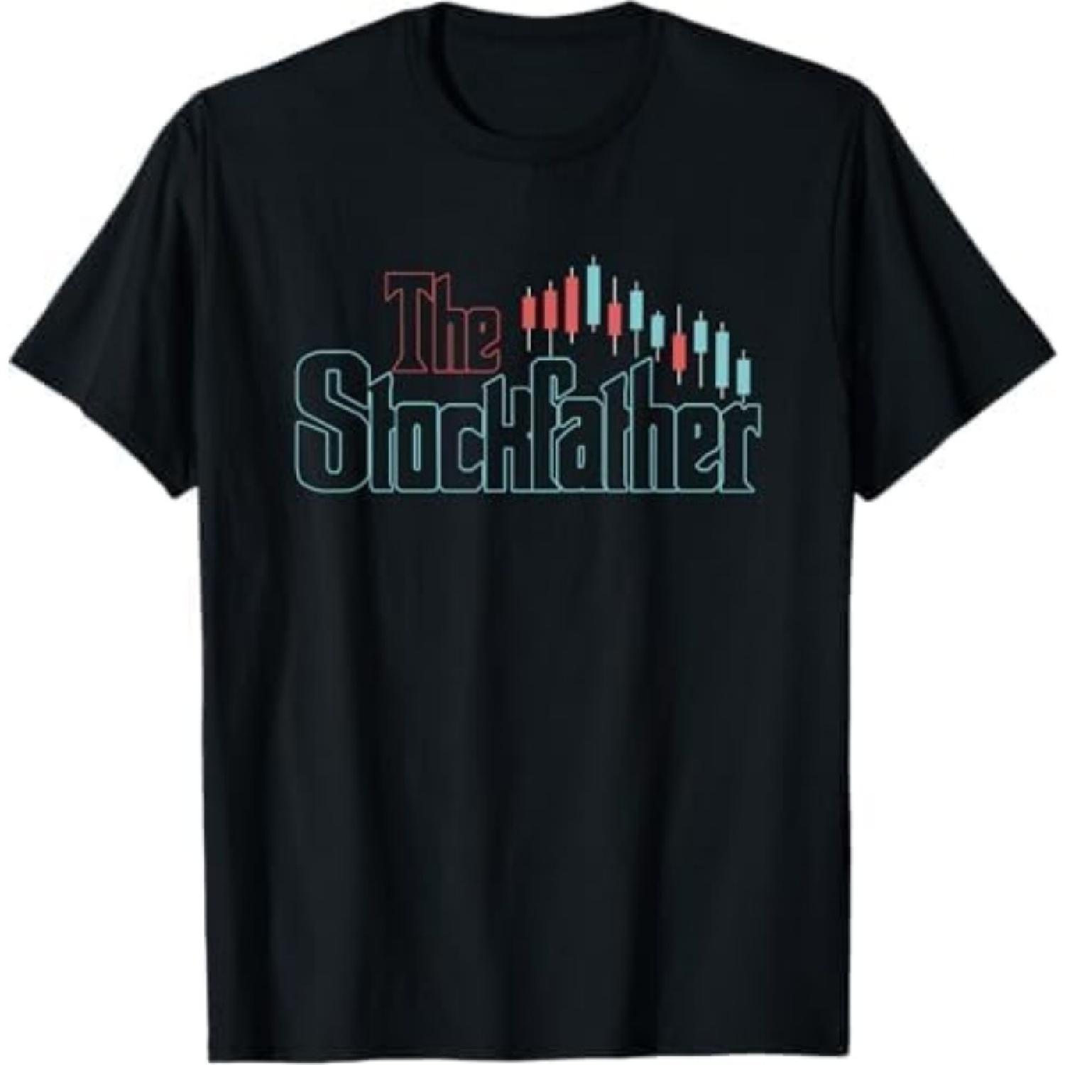 The Stockfather _ Трейдер фондового рынка _ Инвестирующий Инвестор Футболка VCD1 Мужская Женская Майка Свитшот Худи Черный S
