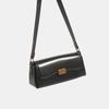 Fashi PU Leather Shoulder Underarm Bags for Women Solid Color Armpit Flip Handbag Female Small Square Bag Daily Shopper Bags