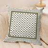 Arabic Keffiyeh Traditional Cushion Cover Silky Short Plush Invisible Zipper Dustproof Sofa Pillow Case For Home Decor