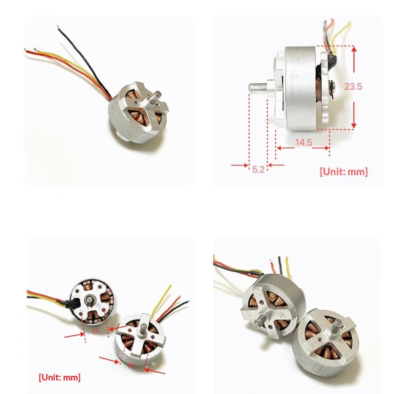 1Pcs 23.5mm 2S-3S 3-phase Used 1700KV Mini 1806 Micro Brushless Motor High Speed For RC Drone FPV Quadcopter Aircraft Engine